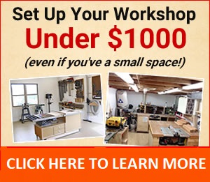 setup small complete woodworking shop