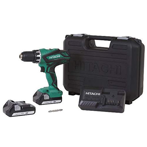 Hitachi DS18DGL 18-Volt Cordless Lithium-Ion 1/2 Inch Compact Drill Driver Kit (Lifetime Tool Warranty) (Discontinued by the...