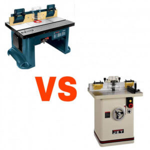 router table vs shaper